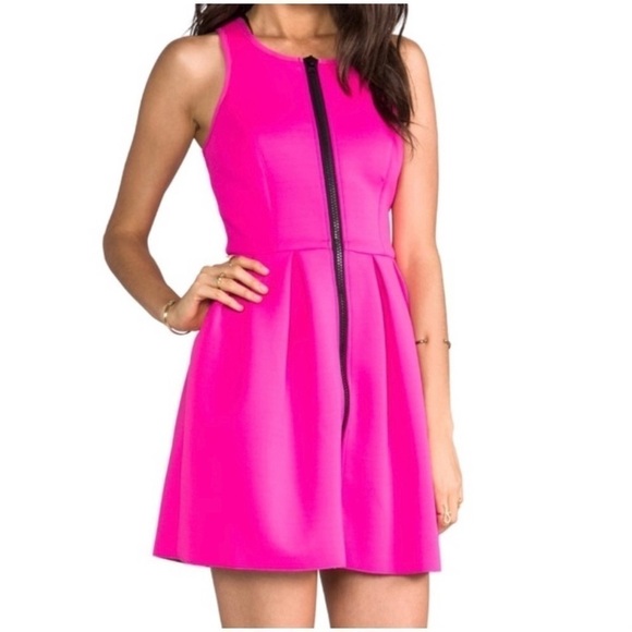 Stylestalker Neoprene Pink Dress Size XS - Picture 1 of 7